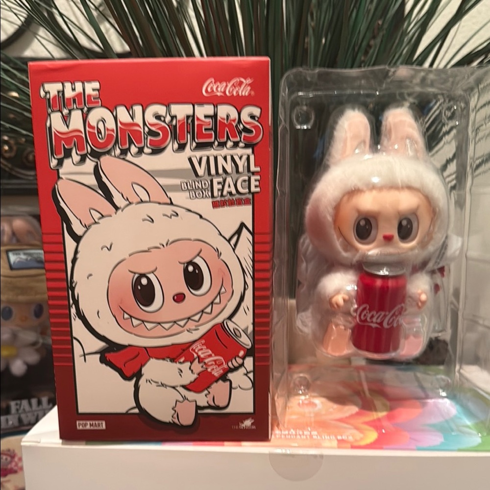 Coca-Cola Red and White Monster Vinyl Figure